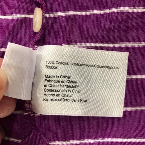 Brooks Brothers St Andrews Links Men's XL Striped Golf Polo Shirt Cotton - Picture 5 of 8